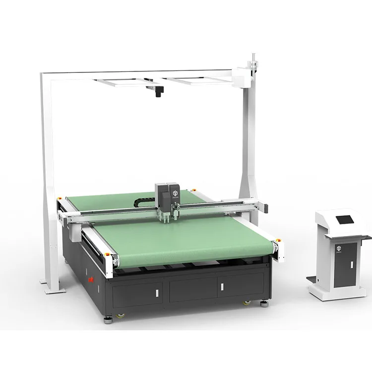 Cheap CNC Automatic Leather Digital Cutter Machine Leather Shape Genuine Shoe Sofa Cutting Machine with Oscillating Knife