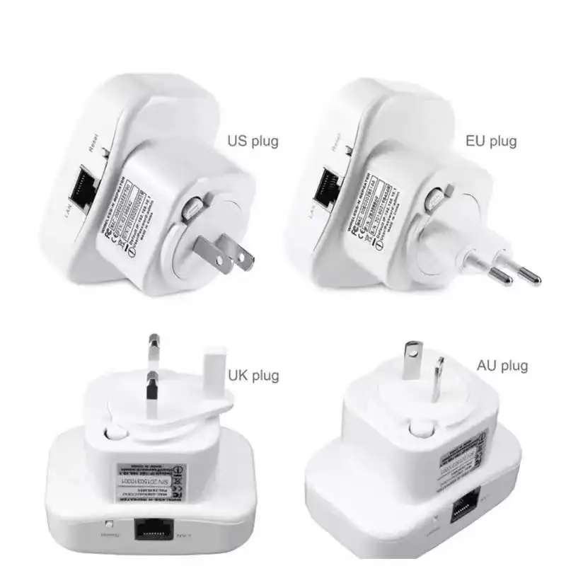 Wireless Wi Fi Repeater Wifi Signal Amplifier Long Range Wifi Extender Repetidor 300Mbps Wifi Booster Access Point Repeater