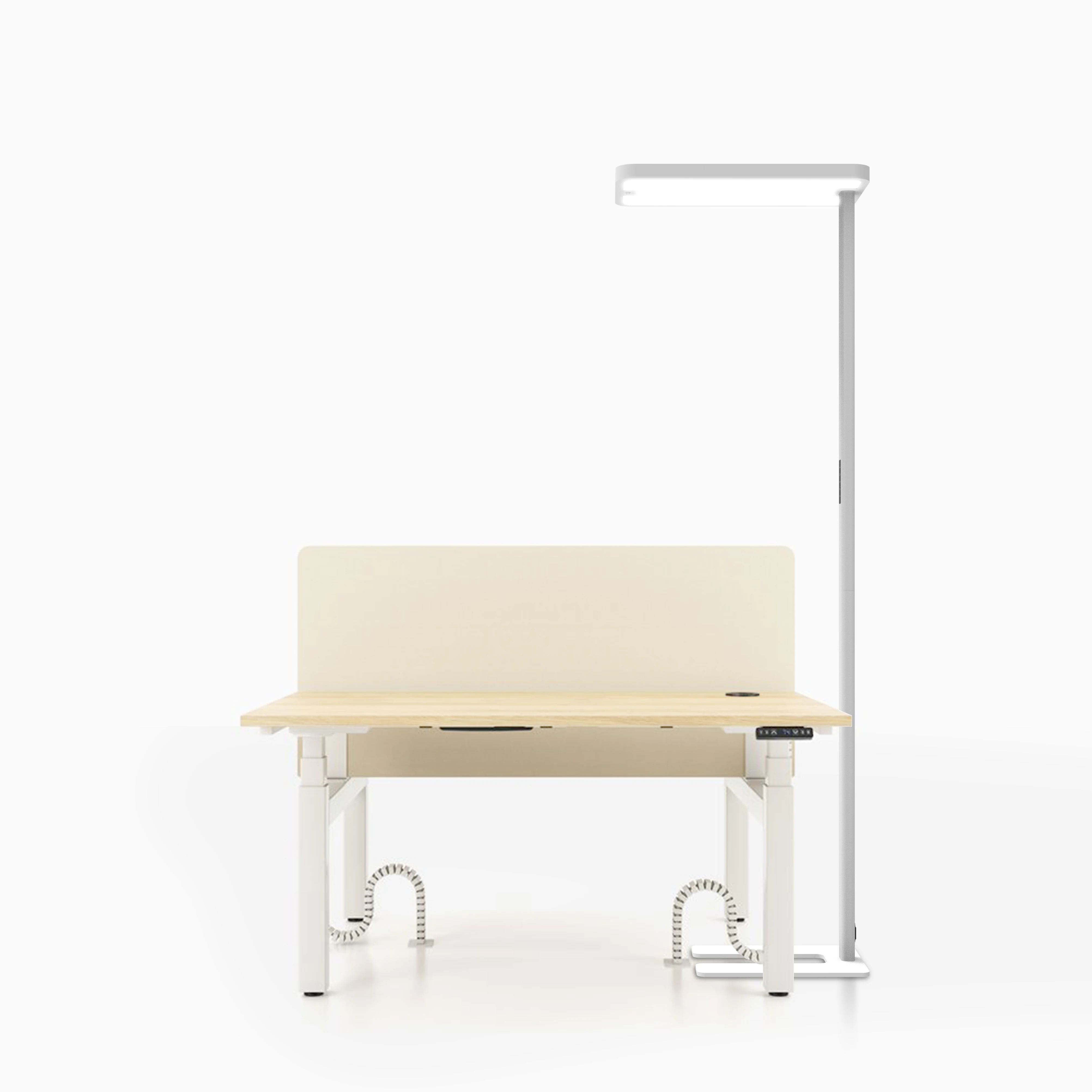 Minimalist LED Standing Floor Lamp Modern Industrial Oversized Office Lighting Cri98 Exclusive Aluminum Body for Office Space
