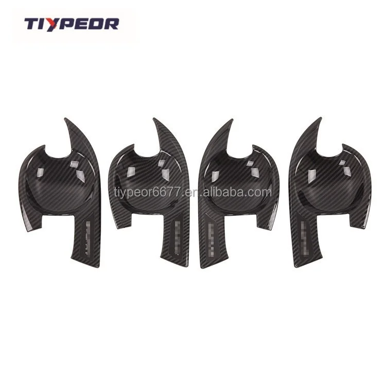 product exterior trims kit for nissan sentra sylphy 2020   2021 door cup protector handle front fog lamp rear mirror charging port cover-5