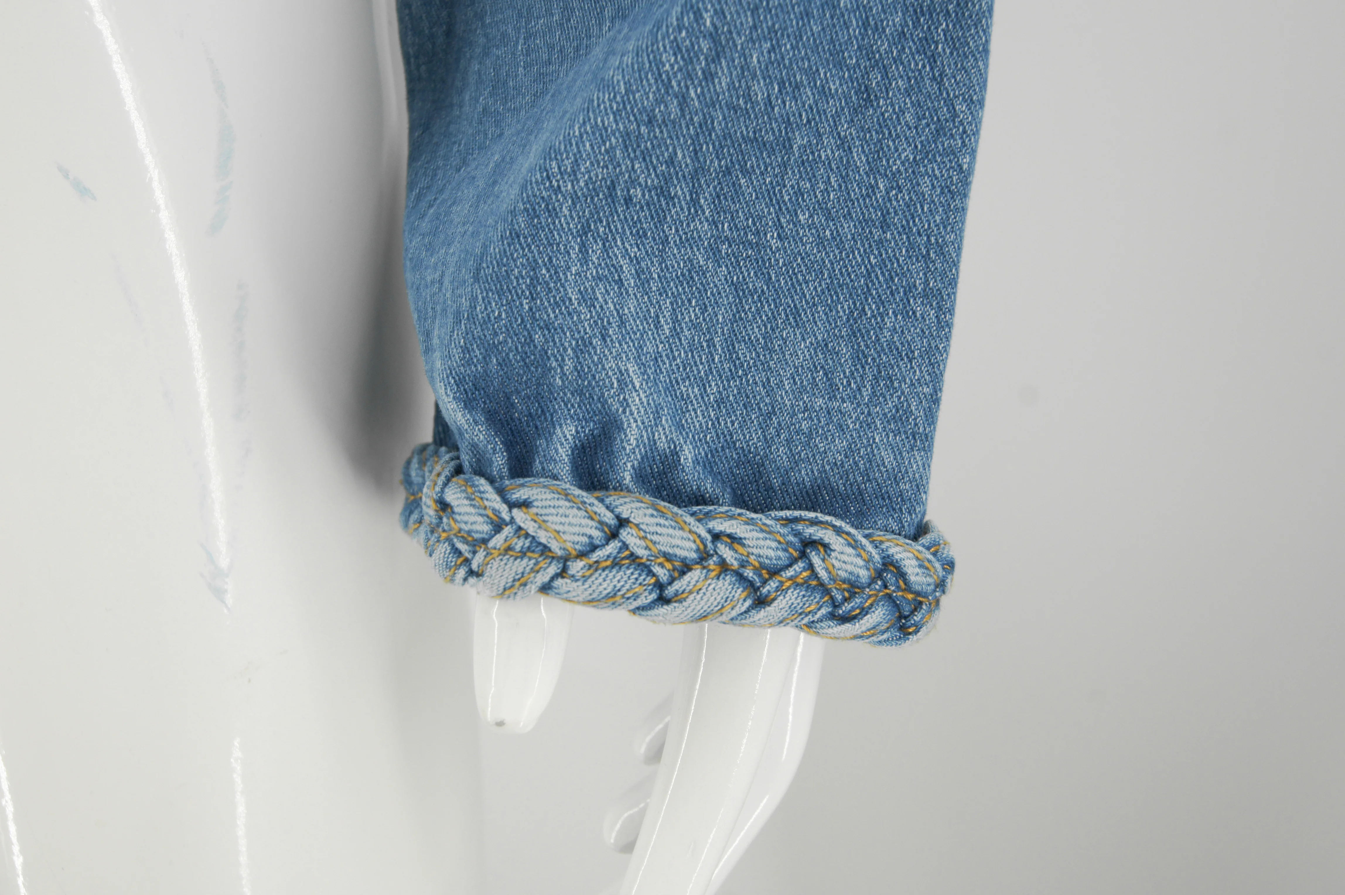 Polyester-cotton Jacquard Jacket, Gujia Shirt, Heavy Washed Denim