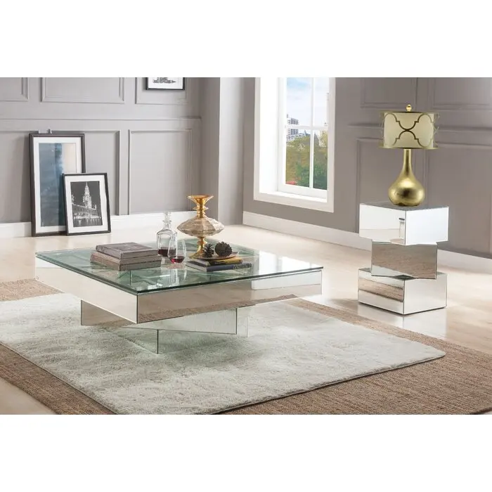 Hot Sale Coffee Table Modern Glass Top Mirrored Tea Table Living Room Furniture Center Table Buy Living Room Center Table Design Modern Design Glass Center Table Coffee Table Modern Product On Alibaba Com