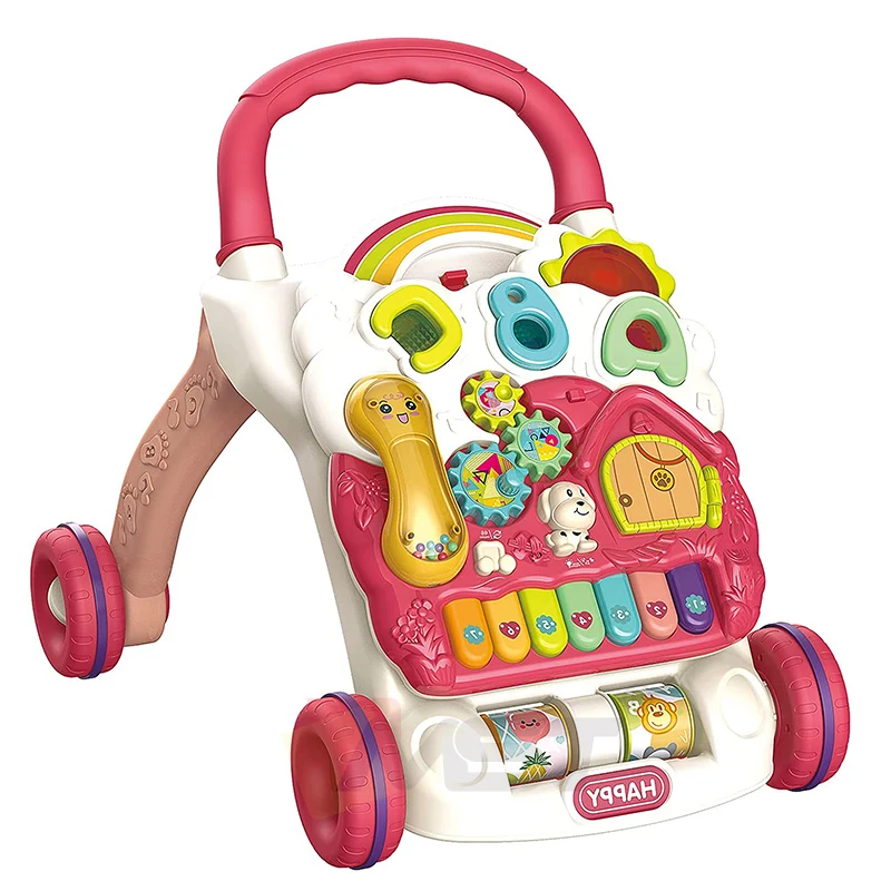 ホットセール格安 SUPER JOY 3 in 1 Baby Walker，Sit to Stand Learning Walkers