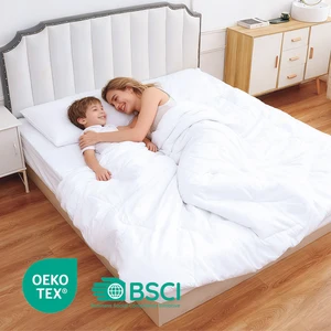 Premium 160GSM Microfiber Terry Waterproof Mattress Protector Hypoallergenic for Hotel and Home Use Mattress Protector