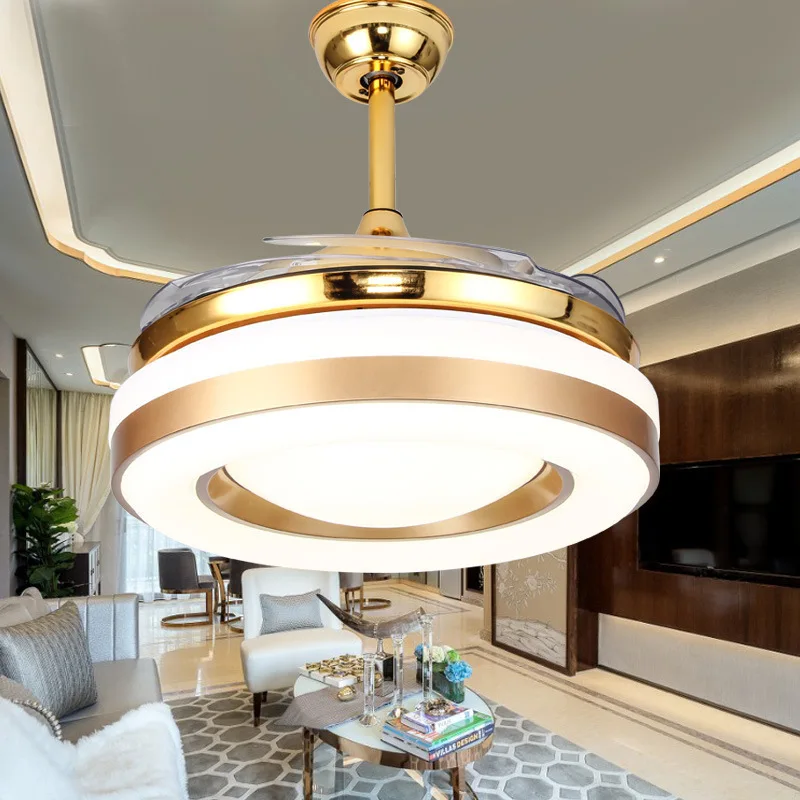 42 Inch Modern Ceiling Fan with Lights Ceiling Fan With Remote Control