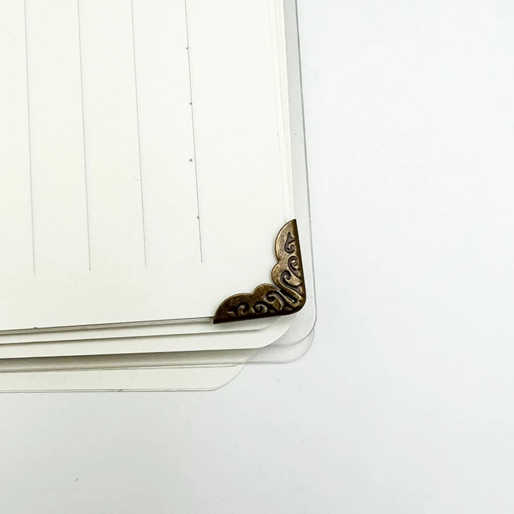 60 Protezioni Angolari In Metallo Per Libri, Stile Vintage, Per Album Di Ritagli, Menù, Album, Quaderni, Cartelle