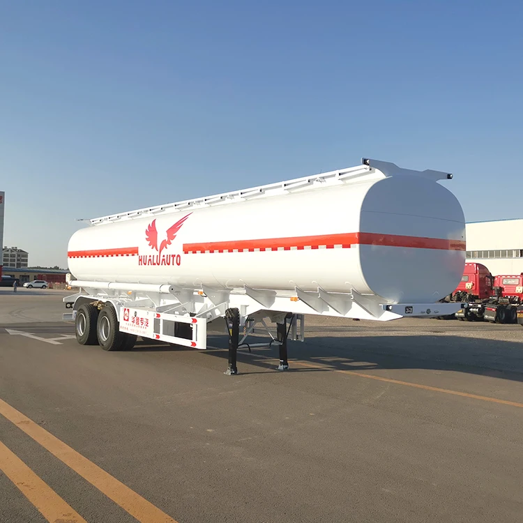 Hualu 2-Axle 40m³ Fuel Tanker Semi-Trailer – Built for African Cross-Country Fuel Logistics