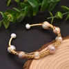 GB0206-3 Woven Pearl Bracelet