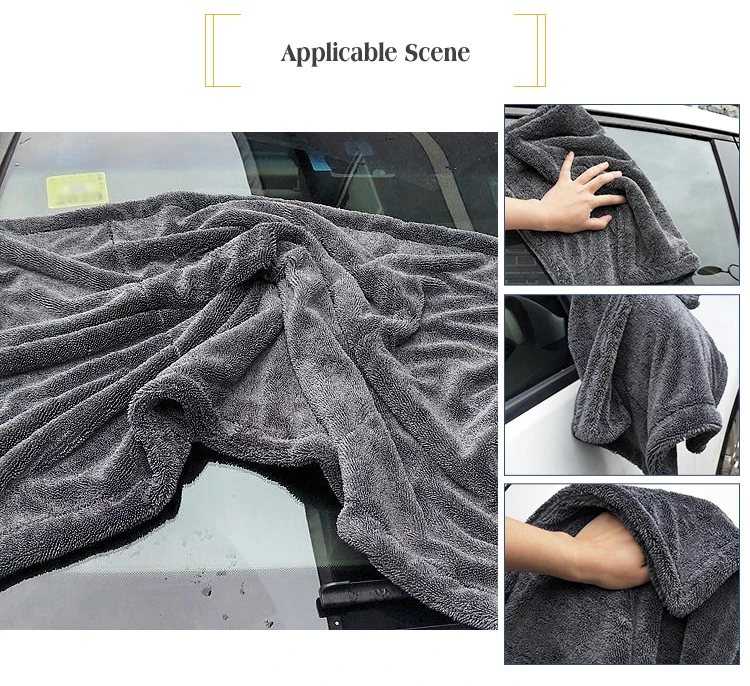 Microfiber 70 X 90 Cm Car Drying Towel Gsm 1400 Detailing 1500gsm 1600
