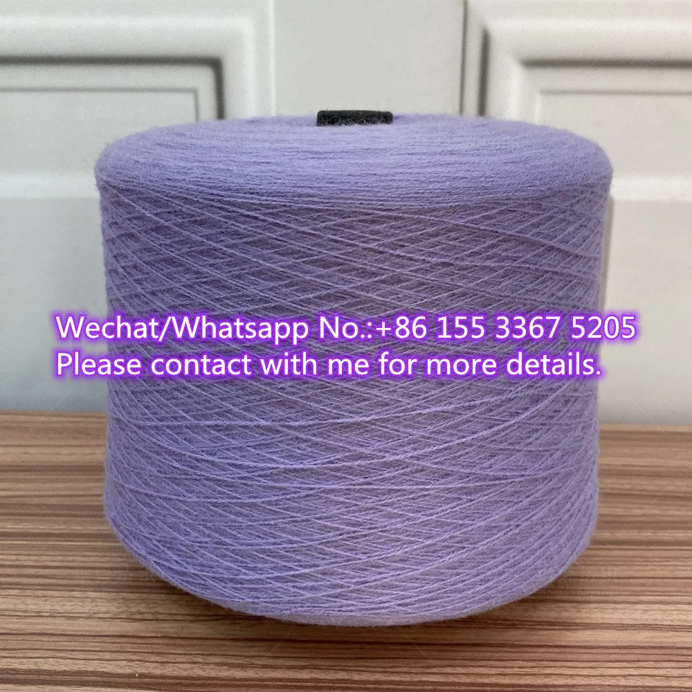 20 Cones 32 s/2 100% Cotton Yarn For Knitting Clothes Thread Half