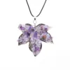 Amethyst leather rope