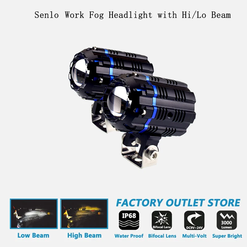 Auto LED Light Senlo M1A M1 Plus M3 Plus M5 Plus M6 Fog Headlight 36W M6 Mini Driving Light LED Headlight Car LED Lights