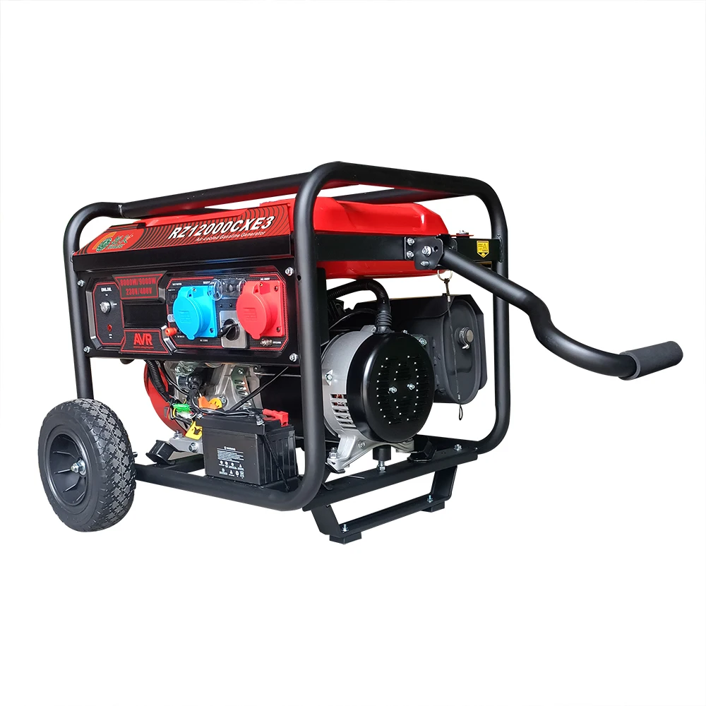 China Factory  Gasoline Engine Generator 2500 2.5kw 3kw 168F-1 Portable Gasoline Generator Manual With Wheels