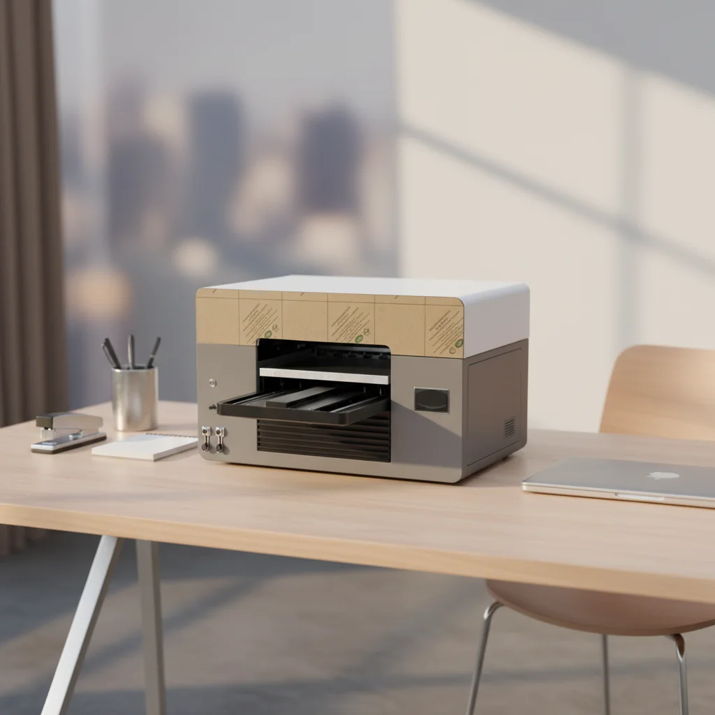 Dual XP600 Single DX7 Printhead 4050 5040 Mini UV Flatbed Printer with Android Control High Resolution Roll-to-Roll