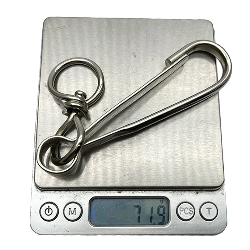 117mm Nickel Plated 4293 Spring Swivel Carabiner Lanyard Snap Clip Metal Hook Buckle Pet Leashes Keychain Carabiner
