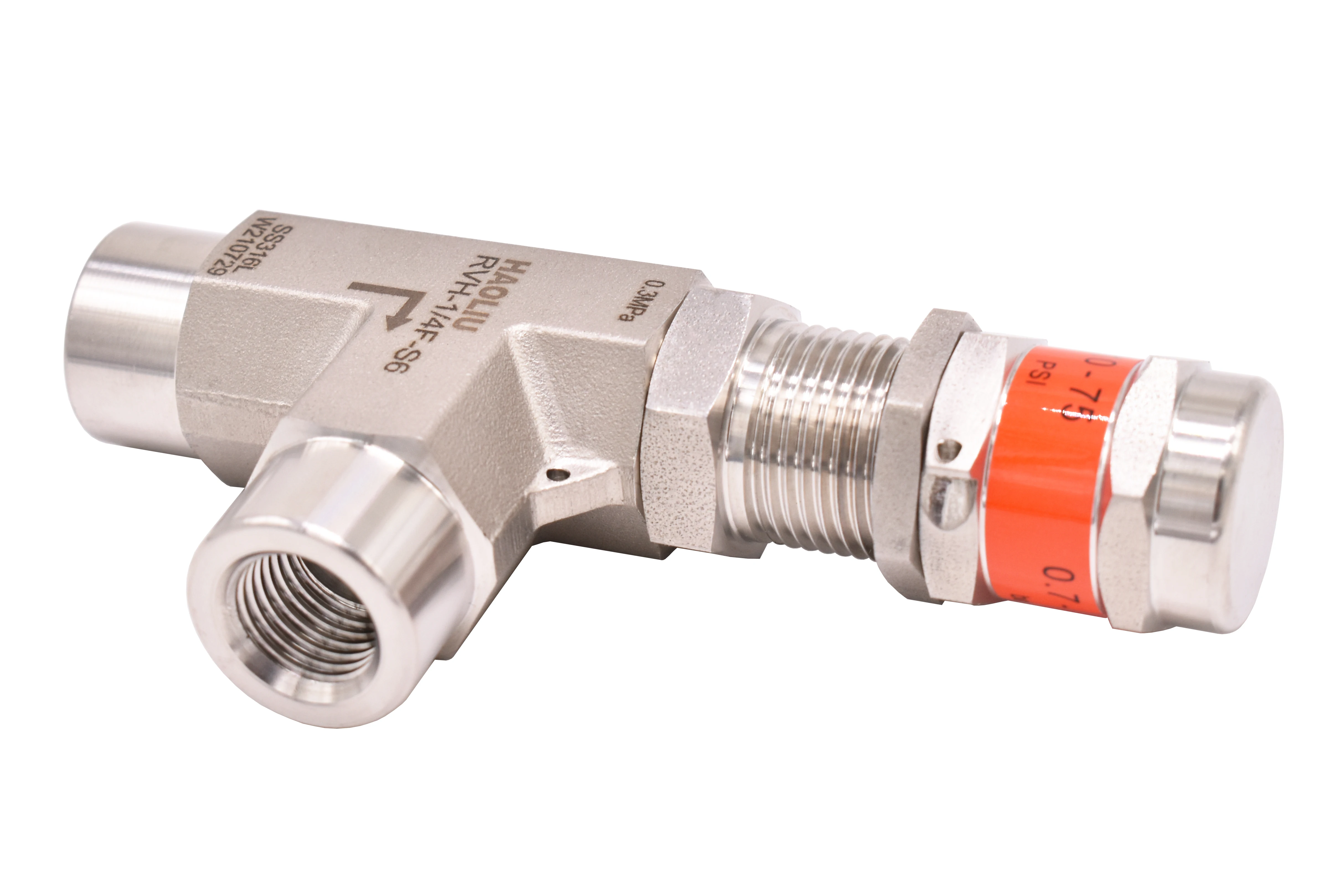 High Pressure 316 Stainless Steel Safety Relief Valve Female Right