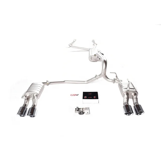 China Manufacturer High Performance Exhausts Valvetronic Muffler Catback for Nissan Patrol 4.0 5.6 MY 2017 Exhaust Tips