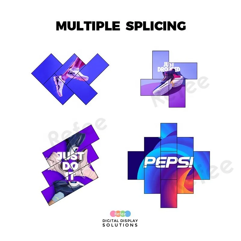 3*2 Indoor Video Wall Display 46 49 55 65 Inch Ultra Narrow Bezel