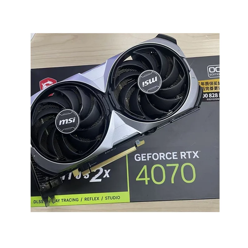 MSI Ventus 2X Geforce RTX 4070 OC 12GB Dual Fan Gaming GPU