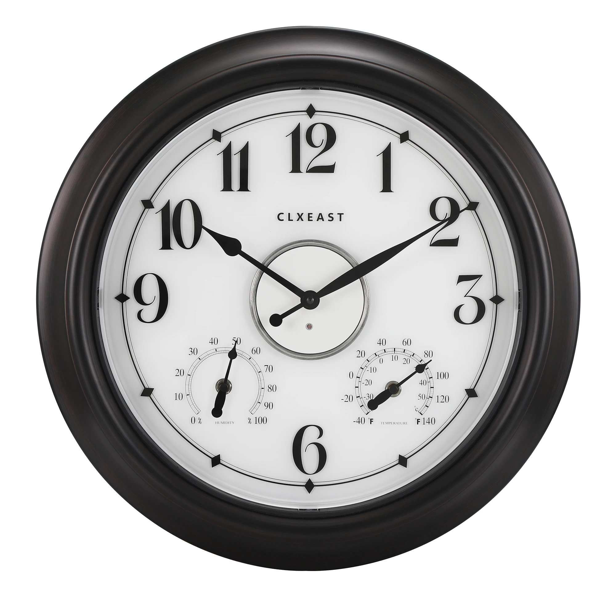 Infinity Time Clock Wall Luxury Indoor Outdoor Weatherproof Wall Clock 