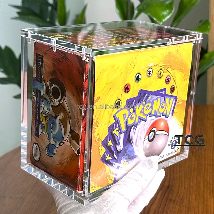 pokemon acrylic booster box display case Pokémon TCG main image 1