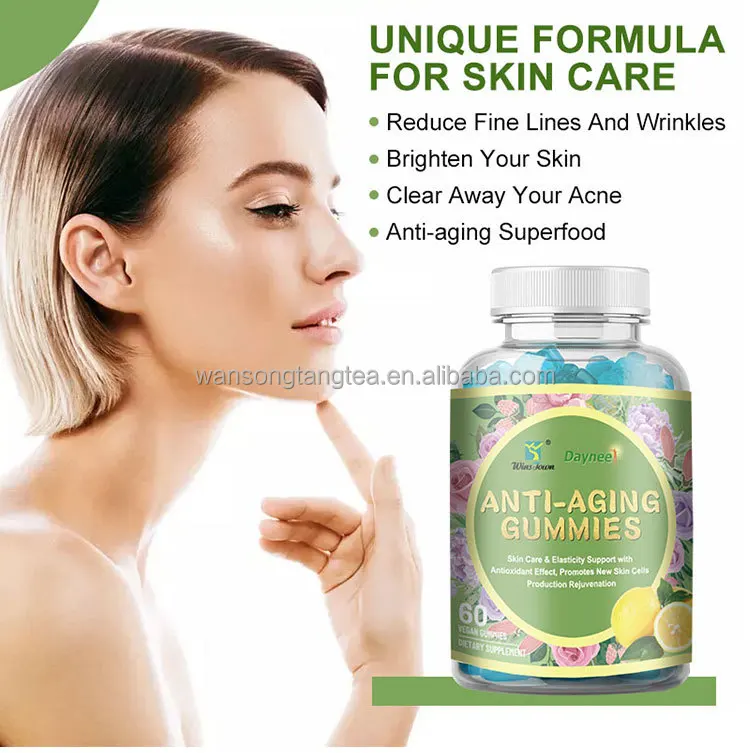 Winstown Daynee Anti Aging Gummies 3g* 60 Pcs/bottle Anti Aging Gummies Supplements Anti Aging Gummies