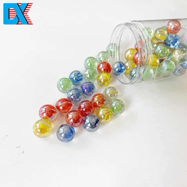Прозрачные игрушечные стеклянные мраморы, Китай, оптовая продажа