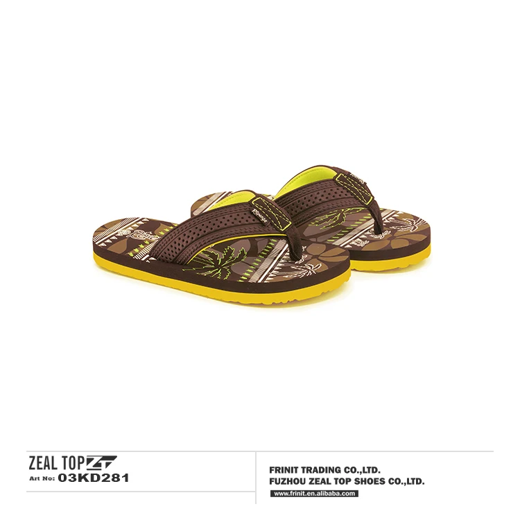 New Printing Design EVA Children Slippers Flip Flops Child Kids Boys Summer Beach Flip Flop Slipper Children