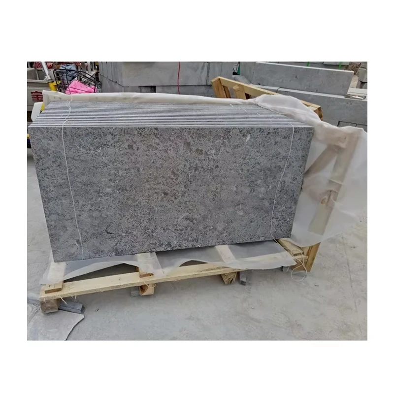 हॉट सेल: पॉलिश्ड और फ्लेम्ड नीला लाइमस्टोन वॉल कवरिंग, आधुनिक डिज़ाइन ग्रेनाइट, होन्ड सतह