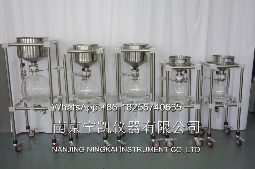 Agitated Nutsche Filter  Dryer Lab Stainless Steel Nutsche Filter Vacuum Filtration Apparatus supplier