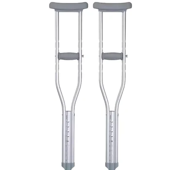 Scaleable Adjustable Walking Crutches Lightweight Assisted Walking Aluminum Alloy Medical Balance