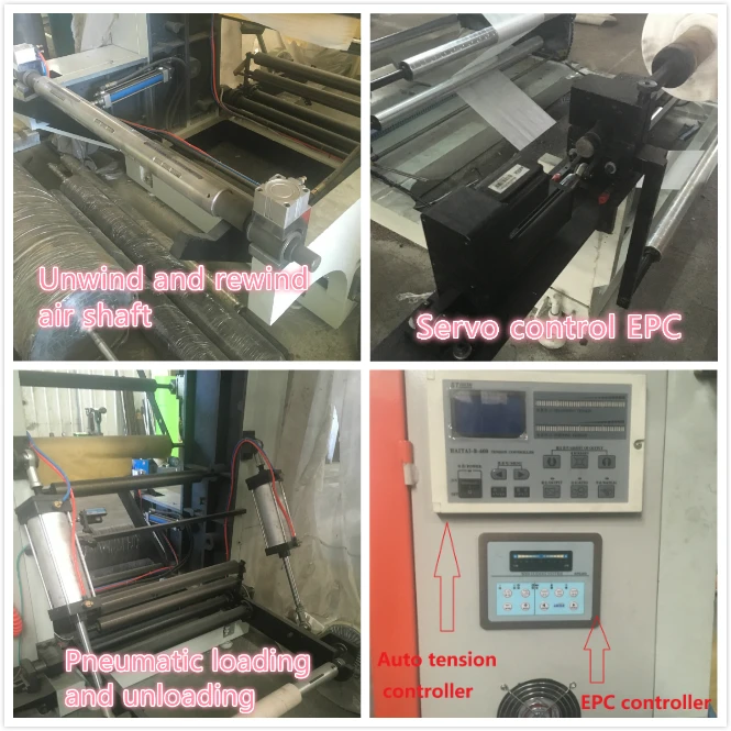 2 Color Plastic Film Flexographic Printing Machine