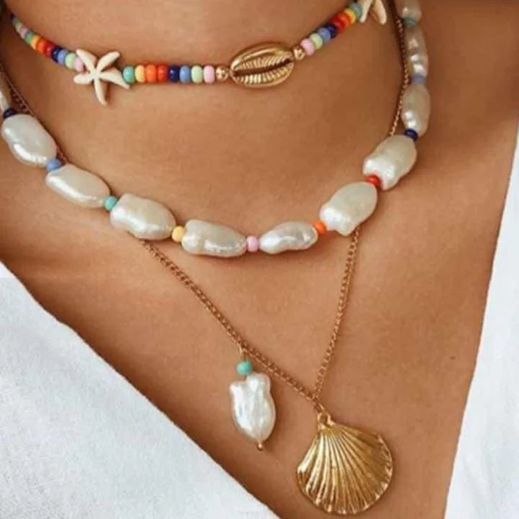 DIY Clay Bead Necklace - The Crafted Life