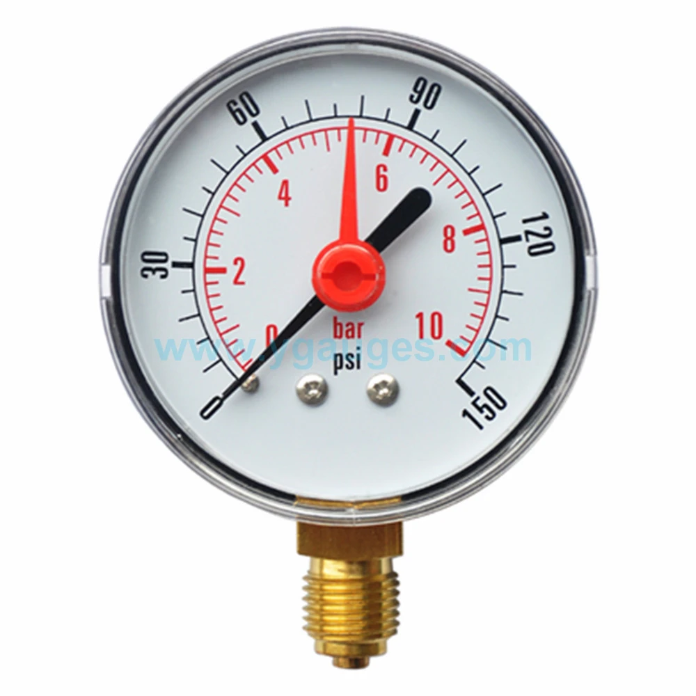 Double needle on sale pressure gauge