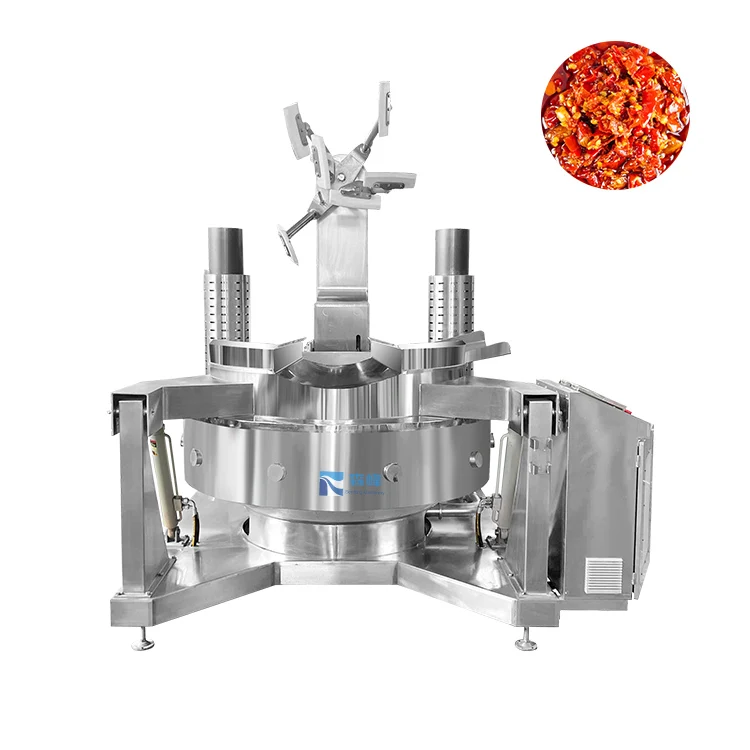 Factory Price Tomato Paste Cooking Making Machine Universal Cooking Mixer Machine for Onion Chili Pepper Shrimp Paste