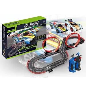 Wholesale 6.2m Super High Speed Electric Track 3 in 1 Battery Operated Toy Car Race Track for Kids