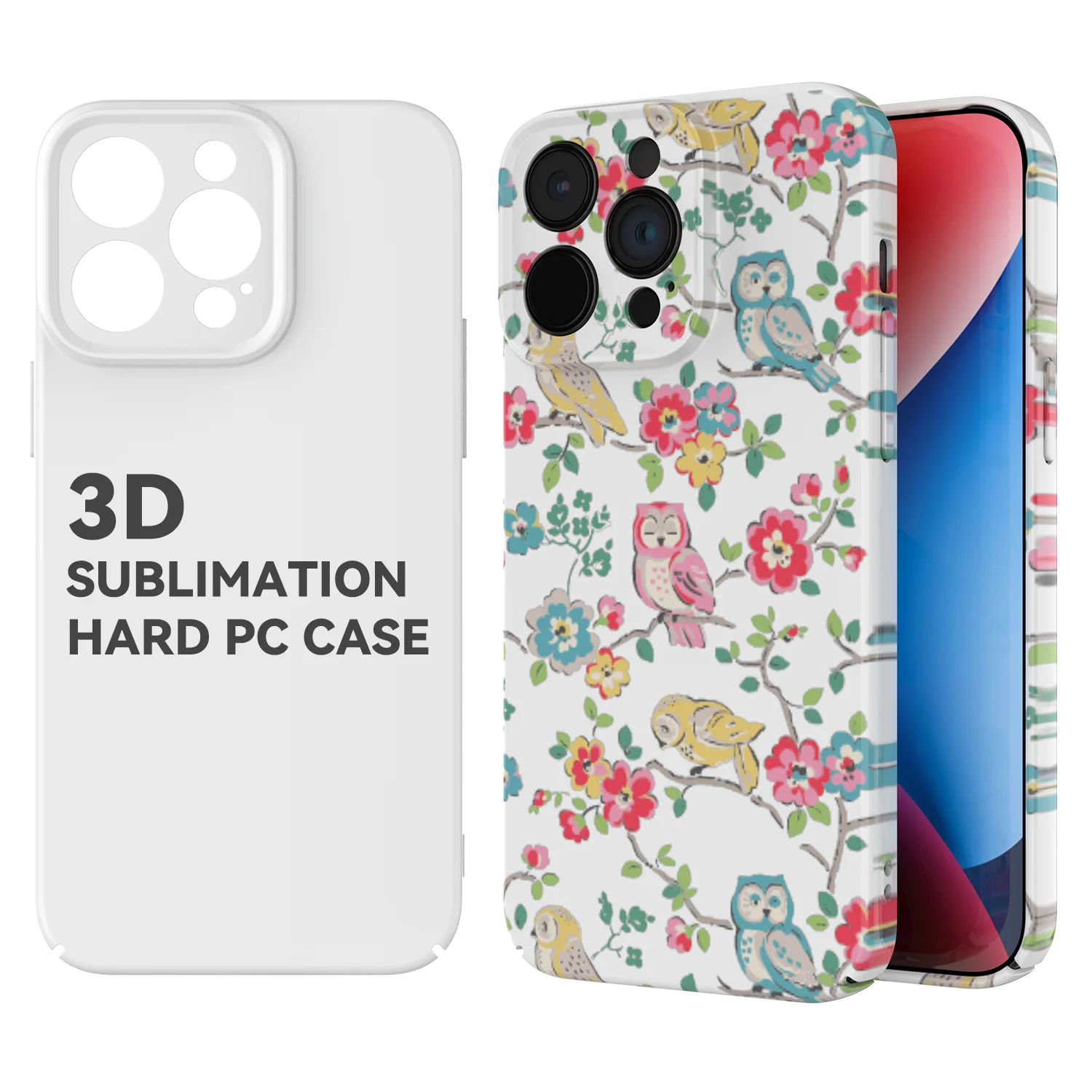 Fast Shipping 3D case Sublimation Mobile Cover Blanks Full Area Printed for Apple iPhone 15 14 13 Pro Max Phone case S23 ultra