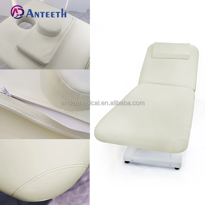 Anteeh Cheap Electric Massage Table 1/2/3 Motor Height Adjustment Pvc