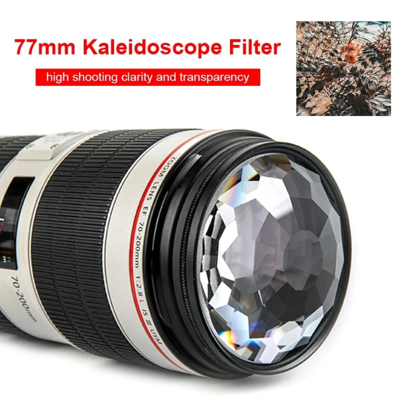 ドロップシッピング新着77mm77mm万華鏡プリズム前景ぼかしカメラ