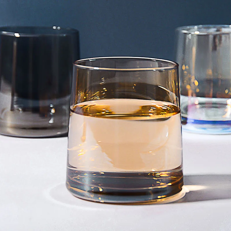 Bestsun Free Sample Factory Price Color Ombre Glass Candle Jar