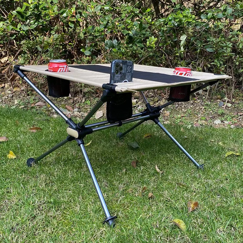 Сверхлегкий сверхпрочный Портативный Алюминиевый Пляжный складной покерный стол