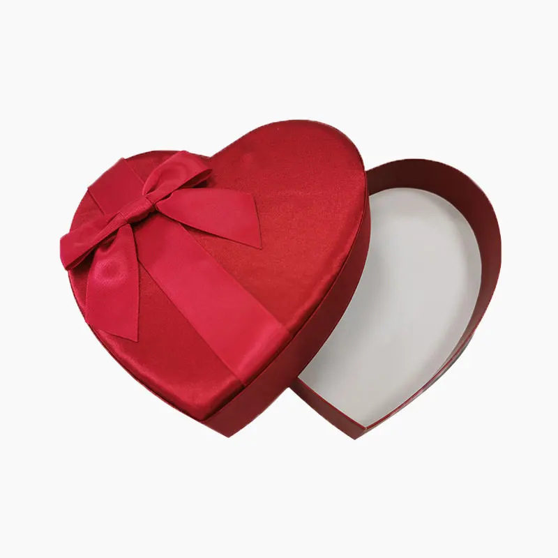 Custom Color Heart Shaped Gift Box Wholesale With Fabric Cover Buy