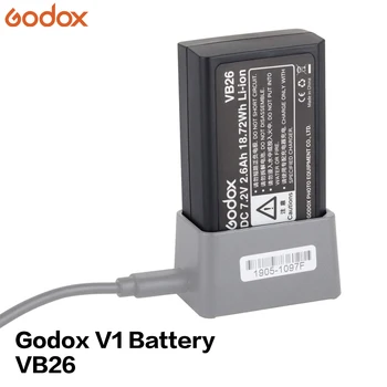Godox V1 Flash Battery VB-26 VB26 Li-Ion Battery Pack 7.2V 3000mAh for V1 Camera Flash Lamp 650 Full-power Flashes With Series detail image