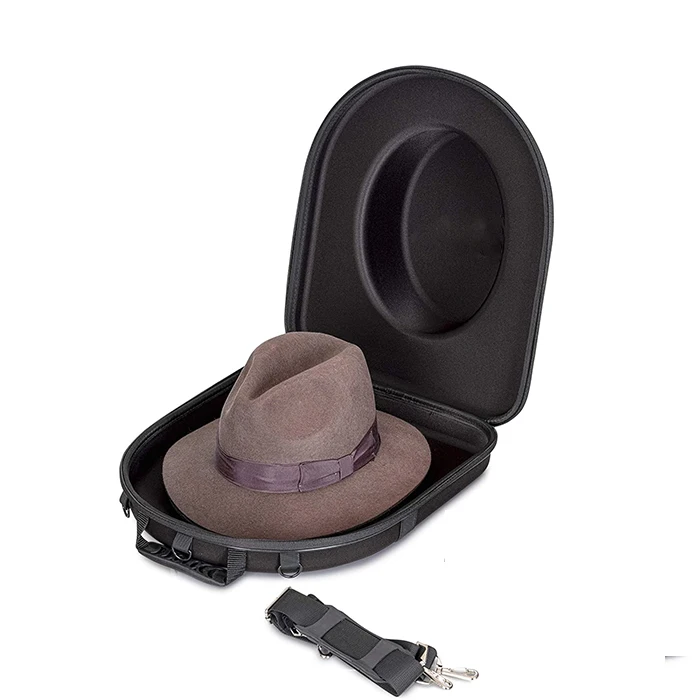 Hat Box Travel Fedora Case Universal Carrier for Hats Carry On