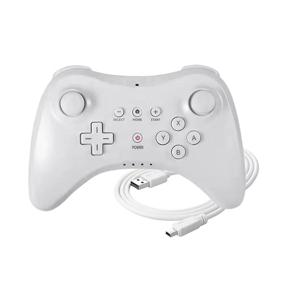 Pgyfdal Wii U无线控制器 带usb电缆 用于控制台黑白操纵杆游戏手柄 Buy Wii U 操纵杆手柄 用usb数据线product On Alibaba Com