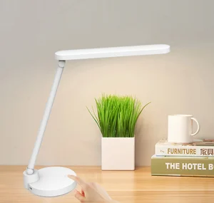 LED Desk Lamp Battery Operated Lamp Rechargeable Lamp Foldable Lamp LED Desk Light Dimmable Desk Lamp Wireless Reading Lamp