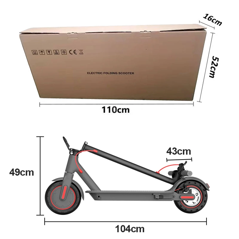 Eu Warehouse M365 Scooter Electric Adult 2 Wheel Kick Electr Scooter