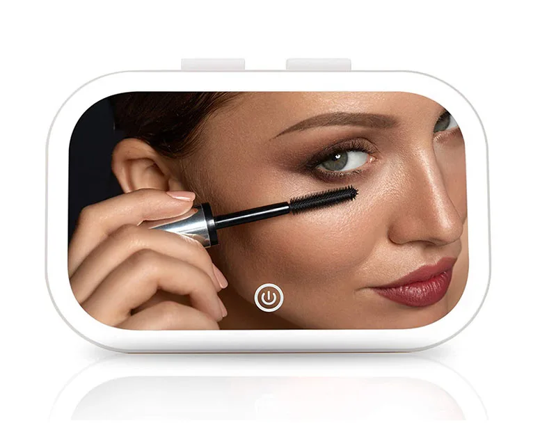 Amazon Hot Sell Car Vanity Mirror Adjustable Brightness Led Light Touch