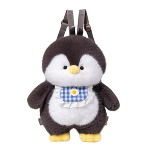 Soft Penguin Baby Backpack Girl Doll Cute Plush Little Penguin Doll