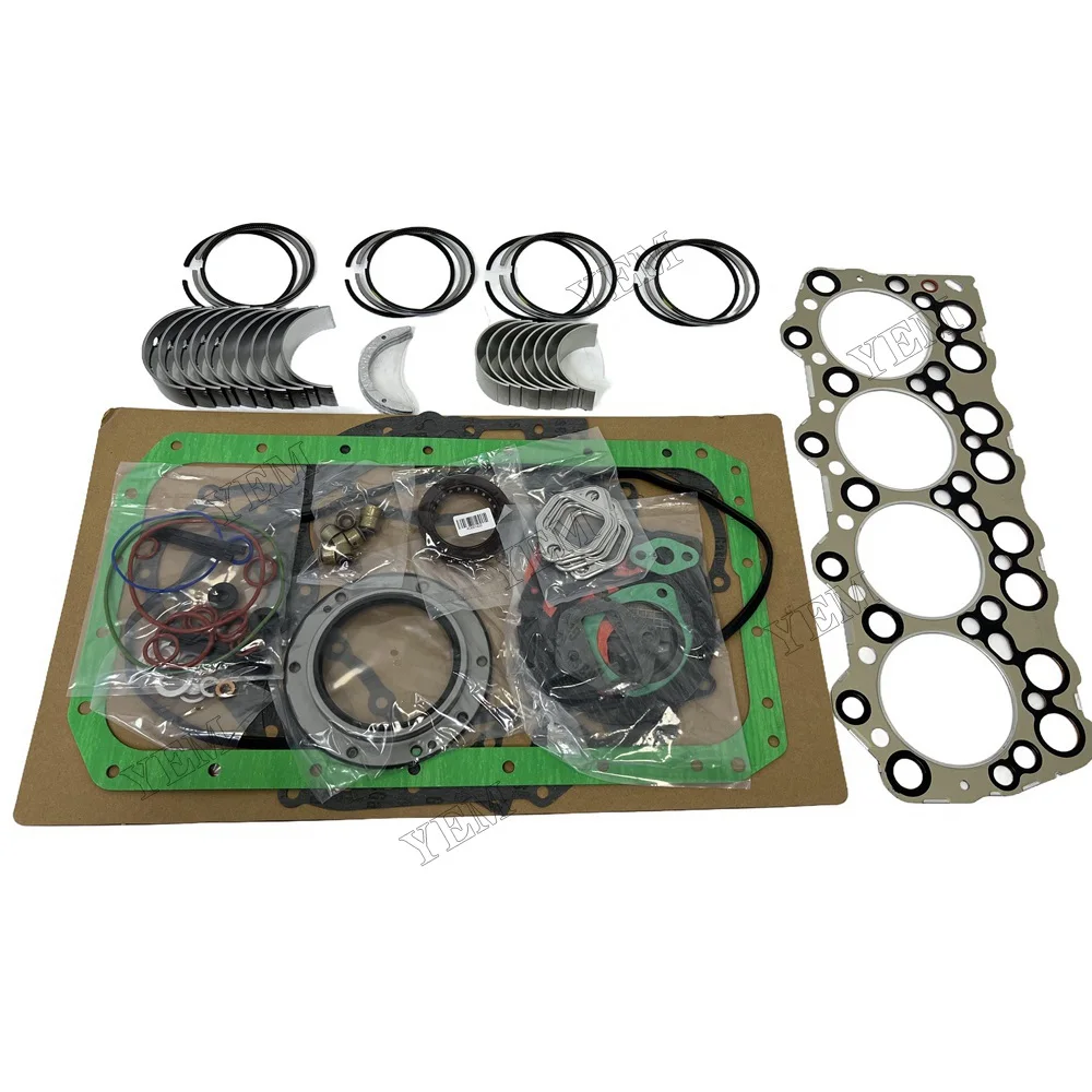 4D31 Overhaul Re-ring Kit For Mitsubishi Engine Piston Ring Gasket Bearing